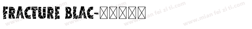 Fracture Blac字体转换